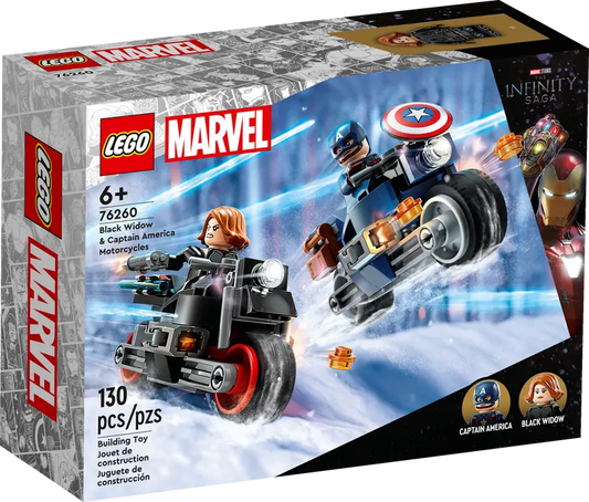 LEGO SUPER HEROES MOTOS BLACK WID.CAP.AMERI. 76260
